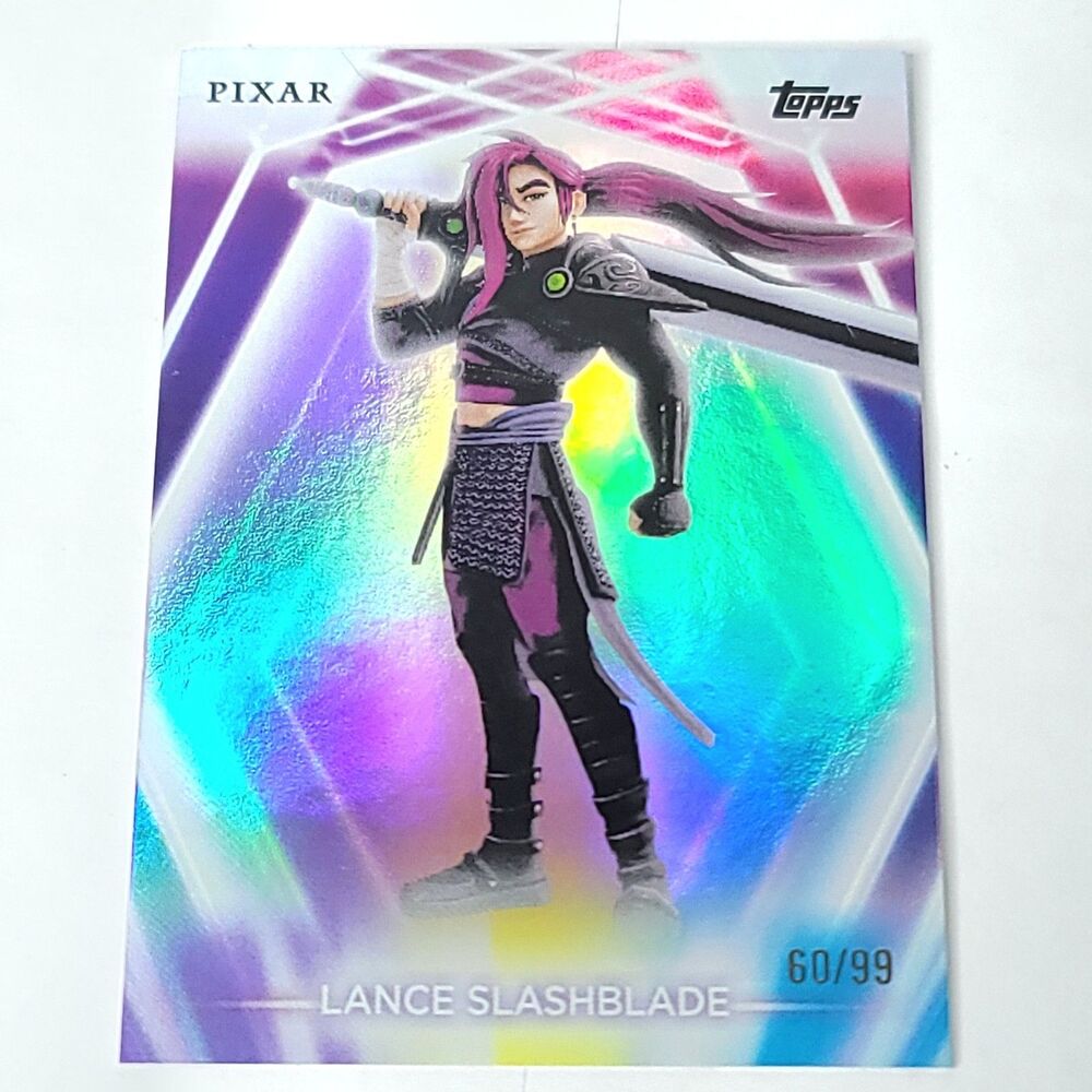 Lance Slashblade Topps 2026 Disney Neon Holo Parallel Refractor Limited 60/99
